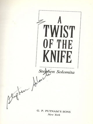 A TWIST OF THE KNIFE