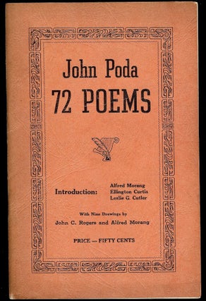 Item #358 72 POEMS. John PODA