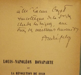 LOUIS-NAPOLEON BONAPARTE ET LA REVOLUTION DE 1848 TOME 1