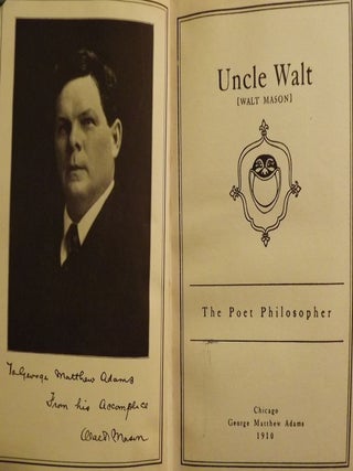 UNCLE WALT: THE POET PHILOSOPHER