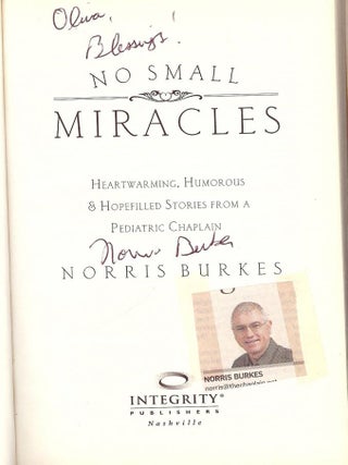 NO SMALL MIRACLES