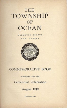 THE TOWNSHIP OF OCEAN COMMEMORATIVE BOOK