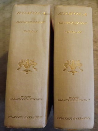ROMOLA IN TWO VOLUMES, ORIGINAL DUST JACKETS