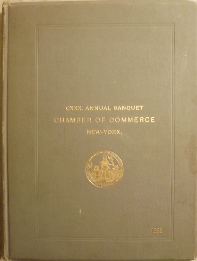 Item #42618 130TH ANNUAL BANQUET OF THE CHAMBER OF COMMERCE. Henry W. CANNON.