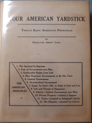 Item #42866 YOUR AMERICAN YARDSTICK. Hamilton Abert LONG