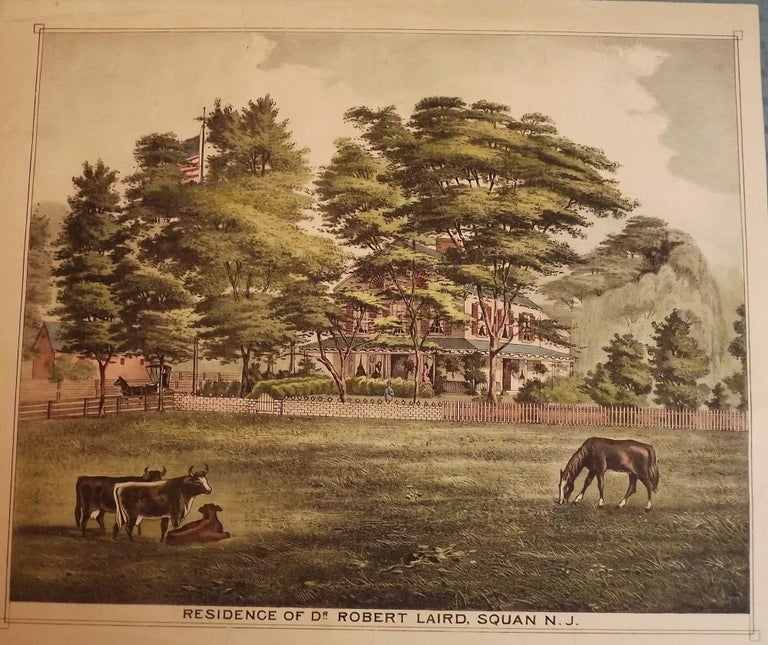Item #42881 MANASQUAN: DR. ROBERT LAIRD RESIDENCE. WOOLMAN AND ROSE ATLAS OF THE NEW JERSEY COAST.