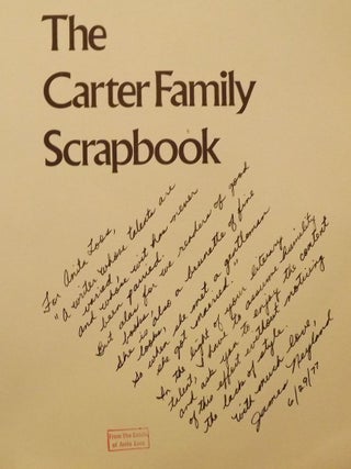 THE CARTER FAMILY SCRAPBOOK