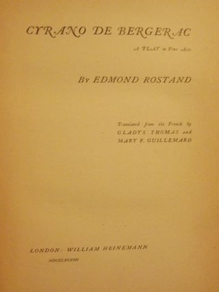 CYRANO DE BERGERAC