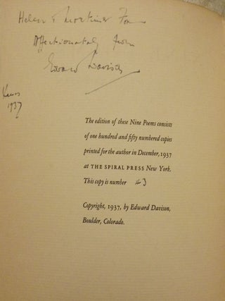 NINE POEMS