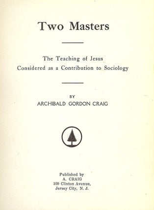 TWO MASTERS