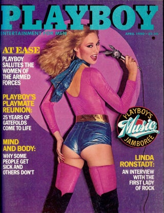 Item #43366 YOU HAVE TO BE LIBERATED TO LAUGH. In Playboy magazine, April 1980. Erica JONG