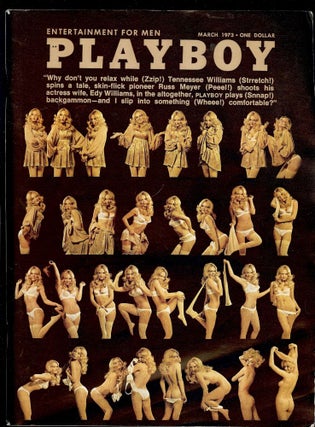 Item #43415 THE INVENTORY AT FONTANA BELLA. In Playboy magazine, March 1973. Tennessee WILLIAMS