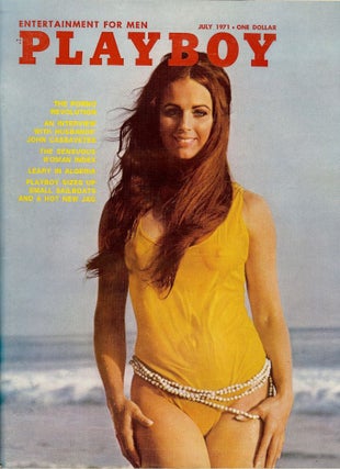 Item #43434 "I'LL PUT YOUR NAME IN LIGHTS." In Playboy magazine, July 1971. Woody ALLEN