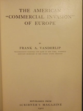 THE AMERICAN COMMERCIAL INVASION OF EUROPE