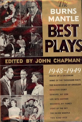 Item #43657 THE BURNS MANTLE BEST PLAYS OF 1948-1949. John CHAPMAN