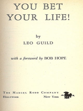 Item #44044 YOU BET YOUR LIFE! Leo GUILD