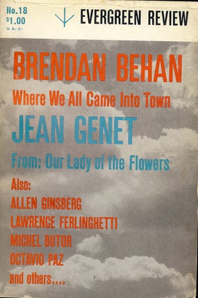 Item #4407 WHERE WE ALL CAME INTO TOWN Evergreen Review Vol 5 No 18 May/June 1961. Brendan BEHAN