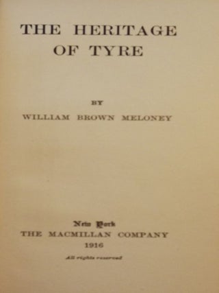 THE HERITAGE OF TYRE