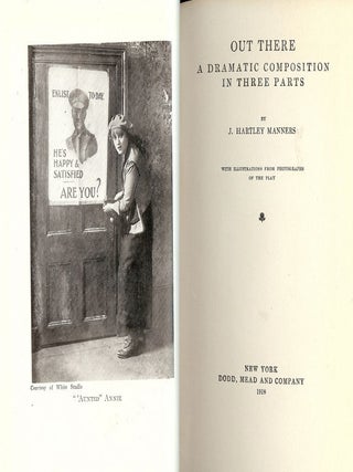 Item #44759 OUT THERE. J. Hartley MANNERS