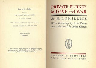 PRIVATE PURKEY IN LOVE AND WAR