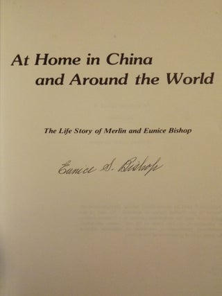 AT HOME IN CHINA AND AROUND THE WORLD