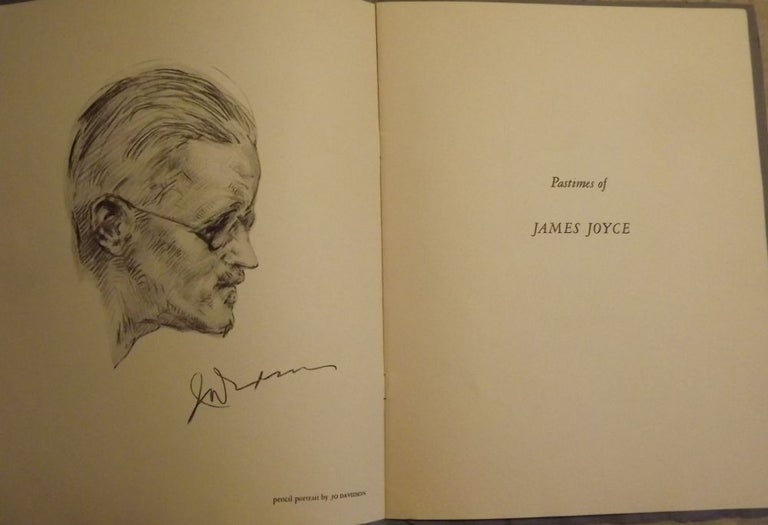 Item #45859 PASTIMES OF JAMES JOYCE. James JOYCE.