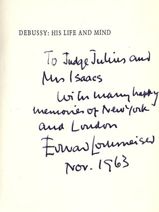DEBUSSY: HIS LIFE AND MIND