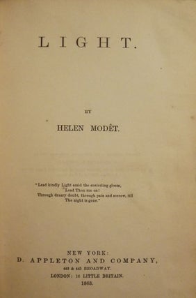 LIGHT. Helen MODET.