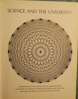 Item #46402 SCIENCE AND THE UNIVERSITY. Lewis W. GILLENSON
