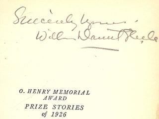 O. HENRY MEMORIAL AWARD: PRIZE STORIES OF 1926