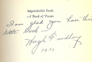 IMPERISHABLE EARTH: A BOOK OF POEMS