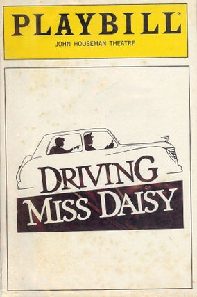 Item #46836 DRIVING MISS DAISY PLAYBILL PROGRAM. Alfred UHRY