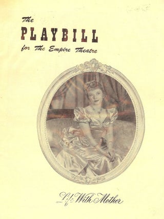 Item #46856 LIFE WITH MOTHER PLAYBILL PROGRAM. Clarence DAY