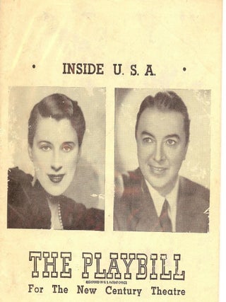 Item #46871 INSIDE USA PLAYBILL PROGRAM. Jack HALEY