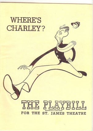 Item #46888 WHERE'S CHARLEY? PLAYBILL PROGRAM. Ray BOLGER