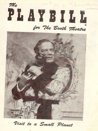 Item #46891 VISIT TO A SMALL PLANET PLAYBILL PROGRAM. Gore VIDAL