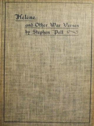 HELENE AND OTHER WAR VERSES