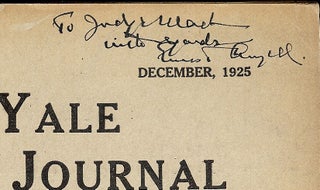 YALE LAW JOURNAL: DECEMBER, 1925