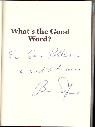 WHAT'S THE GOOD WORD