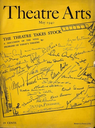 Item #47357 THEATRE ARTS: MAY 1940: THE THEATRE TAKES STOCK. THEATRE ARTS