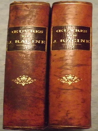 OEUVRES DE RACINE D'APRES L'EDITION DE 1760