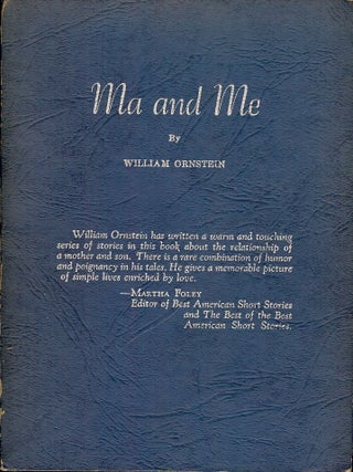 Item #47492 MA AND ME. William ORNSTEIN
