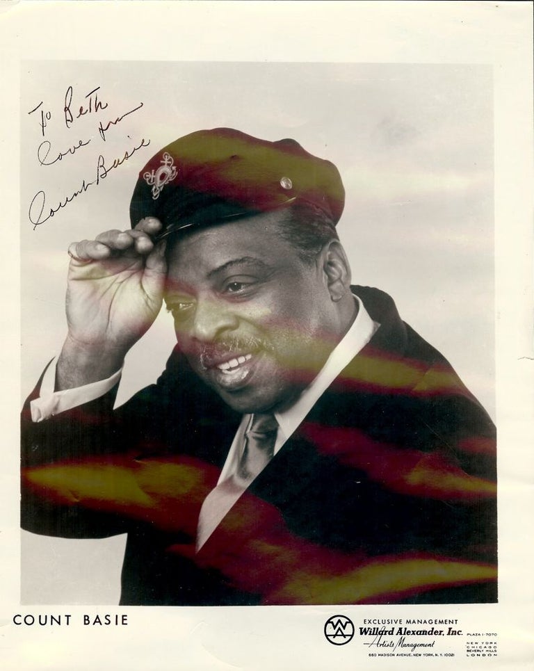 Item #475 Signed Photograph. Count BASIE.