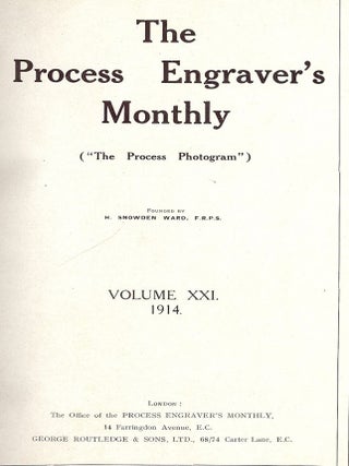 THE PROCESS ENGRAVER'S MONTHLY