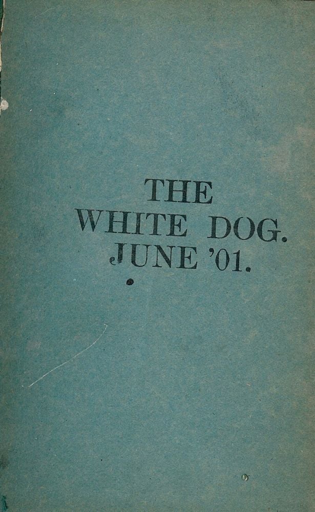 Item #48036 THE WHITE DOG. Robert W. BYERLY.