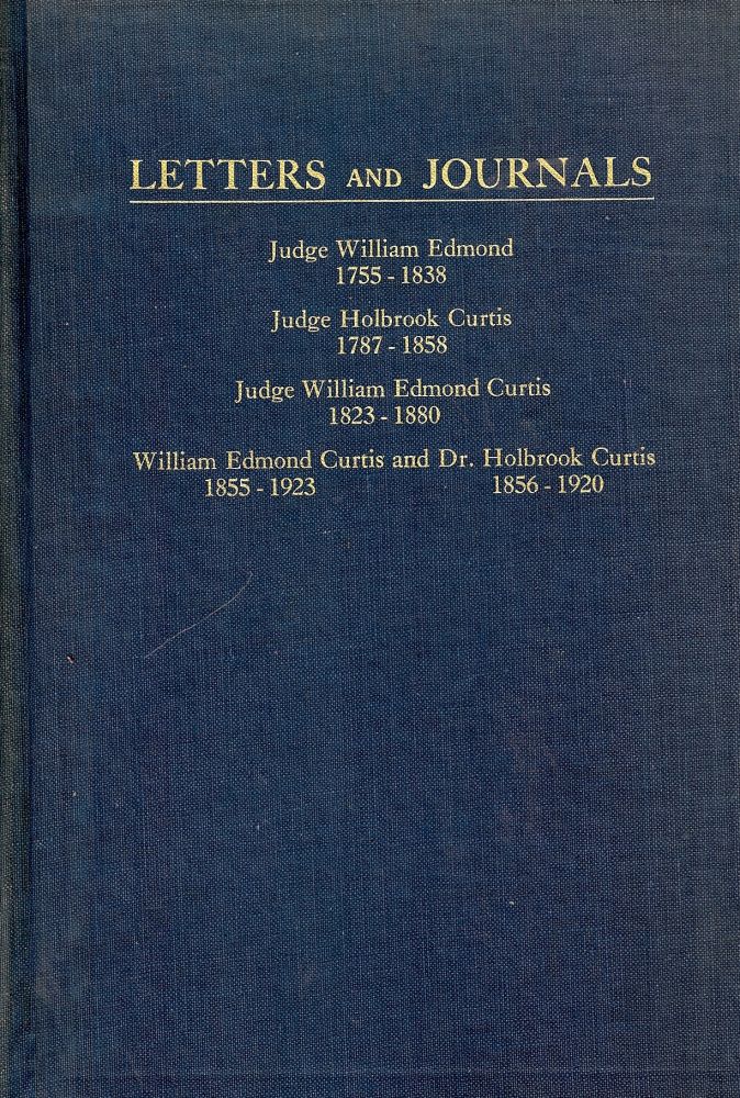 Item #48398 LETTERS AND JOURNALS. William EDMOND.