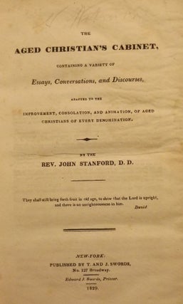 Item #48493 THE AGED CHRISTIAN'S CABINET. John STANFORD