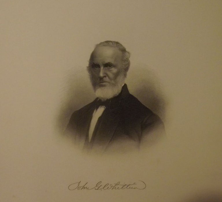Item #4862 Steel-Engraved Portrait. JOHN GREENLEAF WHITTIER.