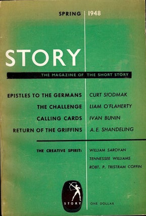 Item #48739 STORY MAGAZINE: SPRING 1948. Tennessee WILLIAMS