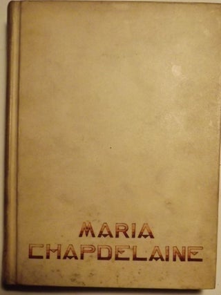 MARIA CHAPDELAINE: RECIT DU CANADA FRANCAIS